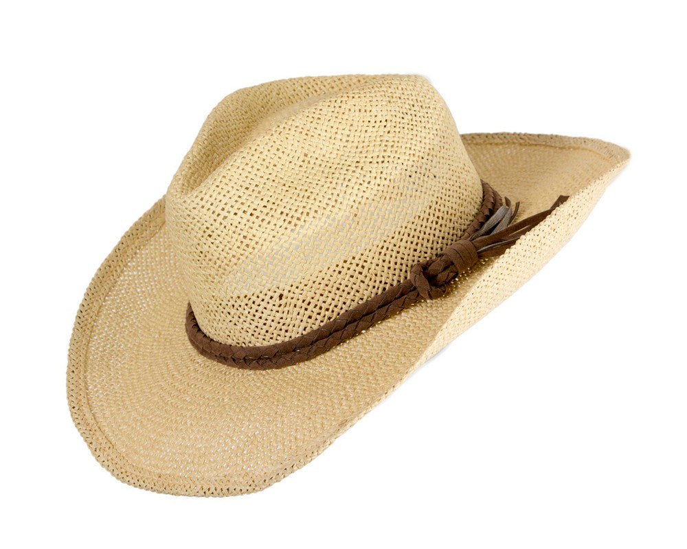 Straw cowboy hat