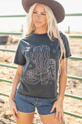 Western Cowboy Boots Tee